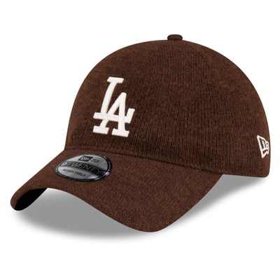  Los Angeles Dodgers New Era Open Market Wool 9TWENTY Adjustable Hat - Brown