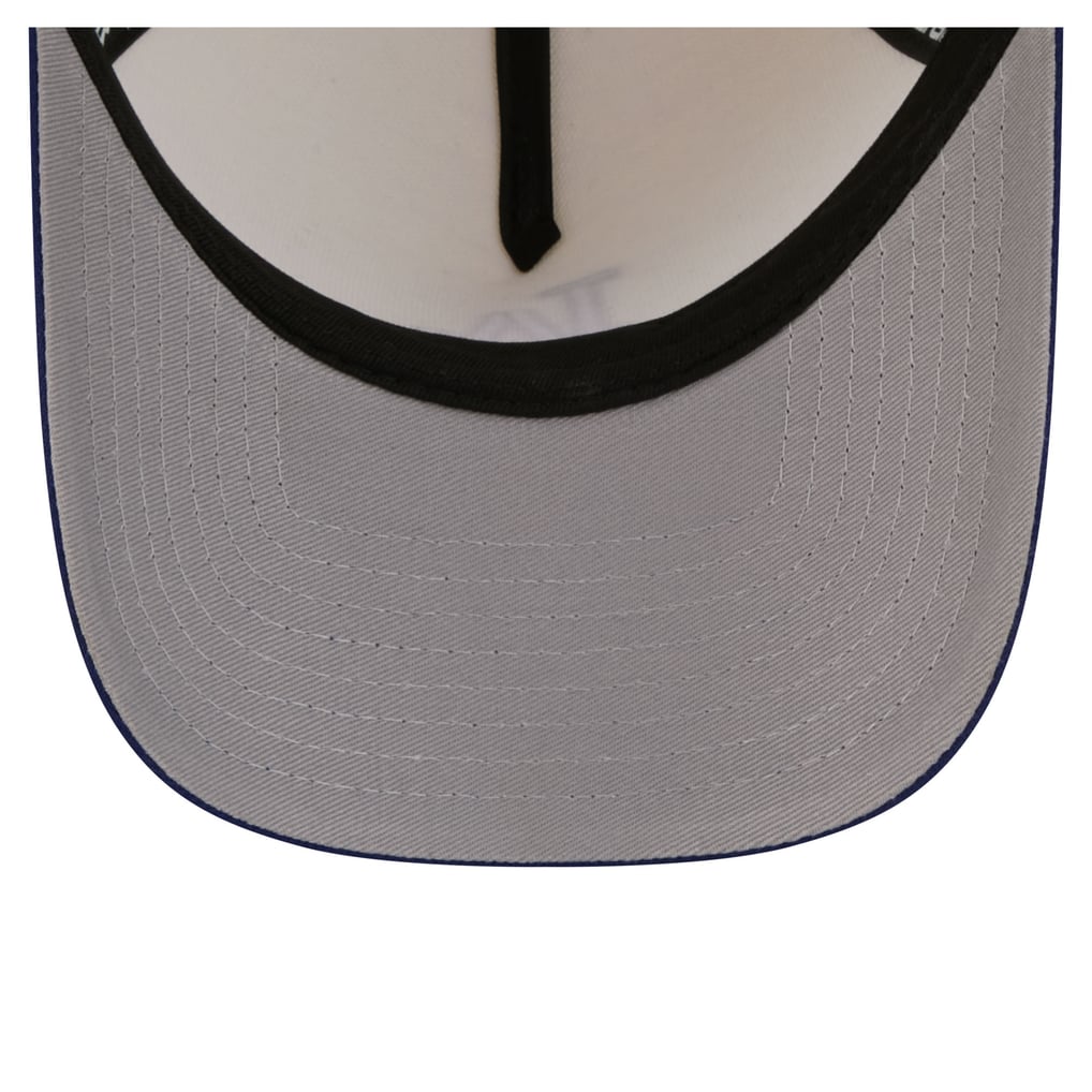 Men's Los Angeles Dodgers New Era Cream Chrome A-Frame 59FORTY Fitted Hat