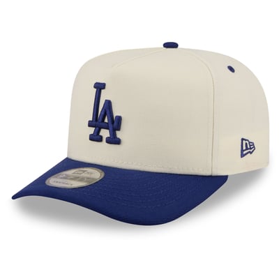  Los Angeles Dodgers New Era Rear Hit 9FIFTY A-Frame Snapback Hat - Cream