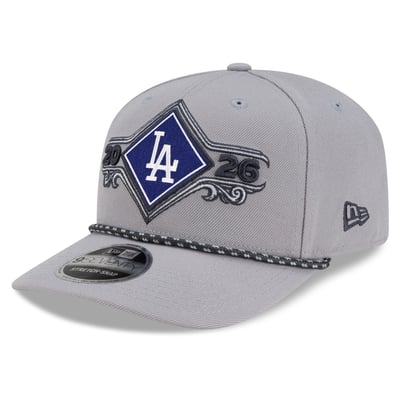 Los Angeles Dodgers New Era 2026 National League Division Series Champions Locker Room 9SEVENTY Adjustable Hat - Gray