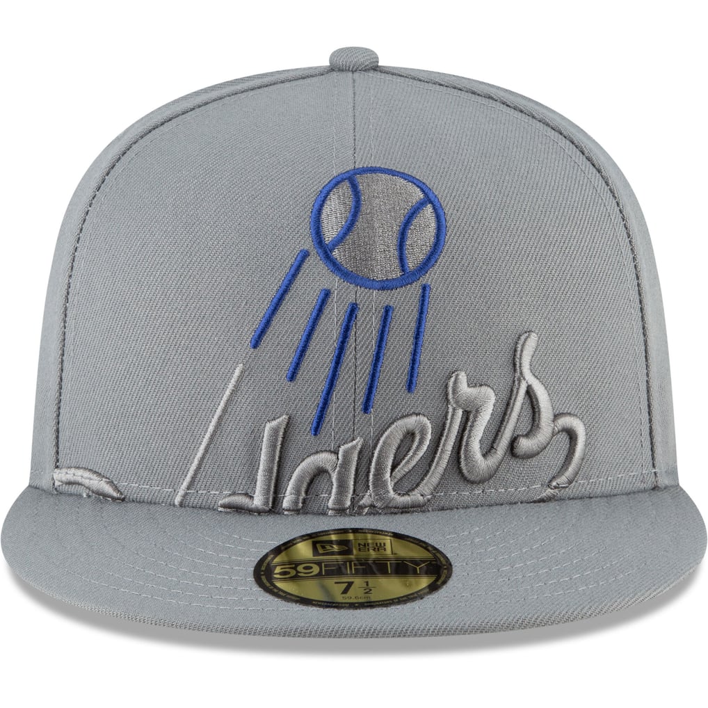 Los Angeles Dodgers New Era Alternate Logo Elements 59FIFTY Fitted Hat - Gray