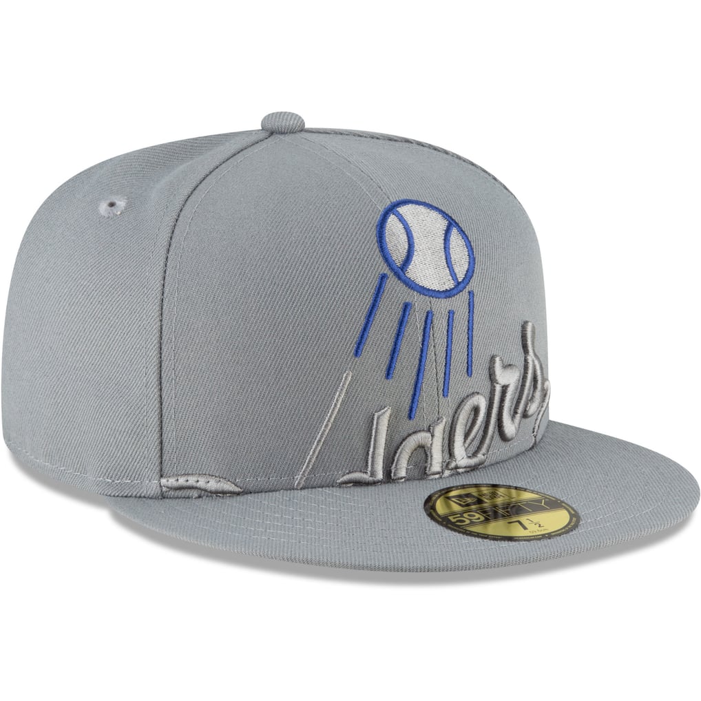 Los Angeles Dodgers New Era Alternate Logo Elements 59FIFTY Fitted Hat - Gray