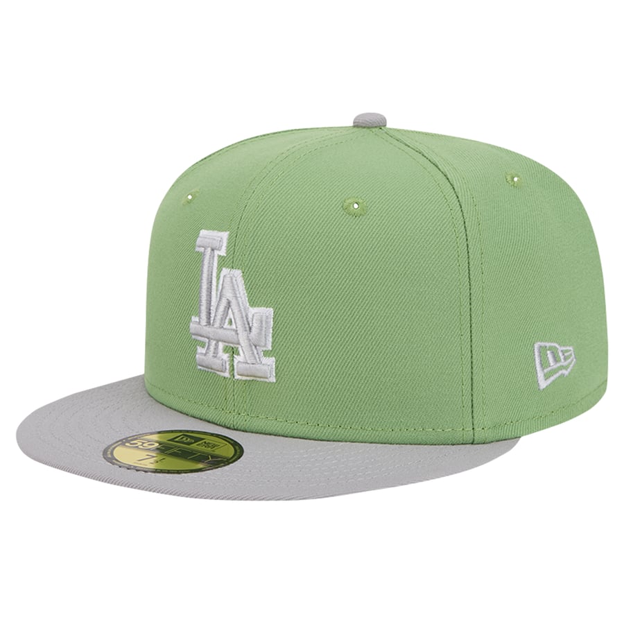 Men's Los Angeles Dodgers New Era Green/Gray Two-Tone Color Pack ...