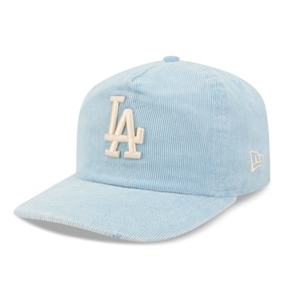 Los Angeles Dodgers New Era Corduroy 19TWENTY Adjustable Hat - Light Blue