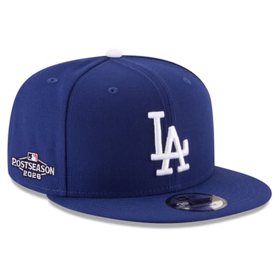 Los Angeles Dodgers New Era 2026 MLB Postseason Side Patch 9FIFTY Snapback Hat - Royal