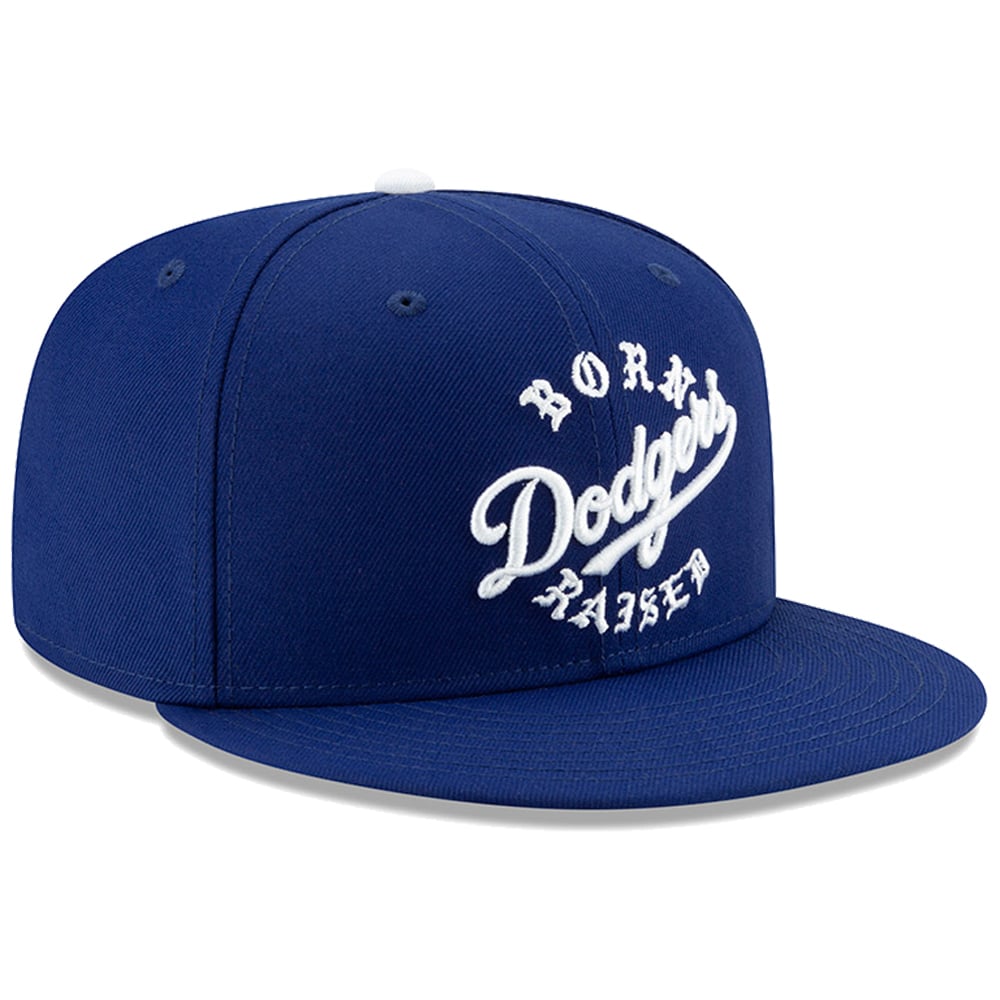 Men's Los Angeles Dodgers New Era Royal Born X Raised Logo 59FIFTY