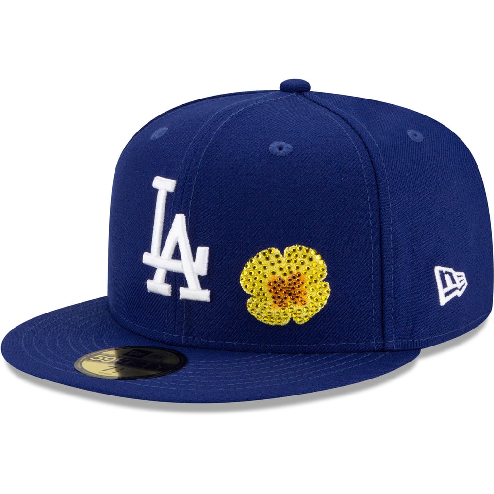 Unisex LA Dodger Royal Blue Pin Rhinestone 59FIFTY NEW ERA LOS ANGELES DODGERS ROYAL BLUE GOLD CRYSTAL  main image 4