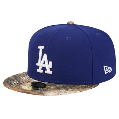 Los Angeles Dodgers New Era Realtree Camo 59FIFTY Fitted Hat - Royal