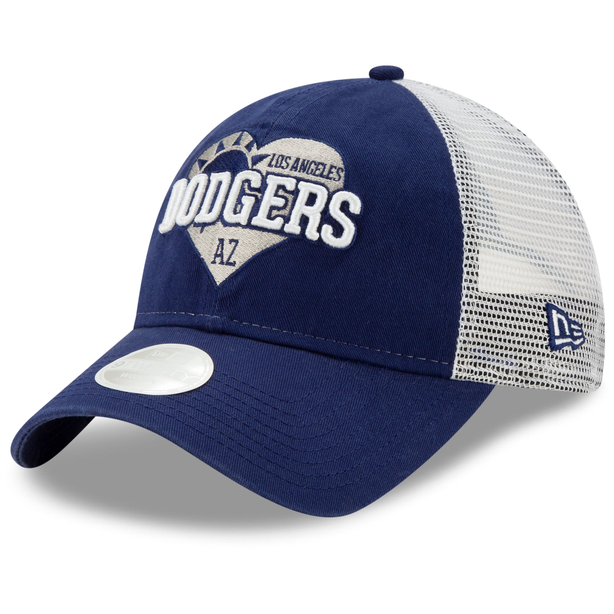 Women's Los Angeles Dodgers New Era Royal Sun Snapped Trucker 9TWENTY ...