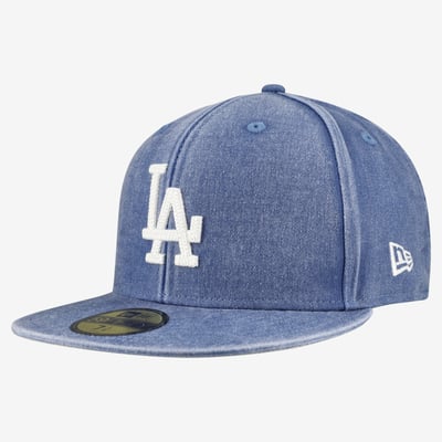  Los Angeles Dodgers New Era Washed 59FIFTY Fitted Hat - Royal