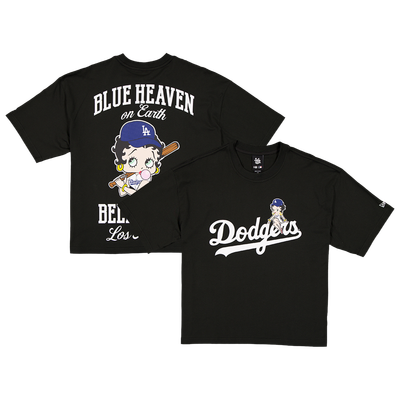 Los Angeles Dodgers New Era x Bella Doña Betty Boop Blue Heaven T-Shirt - Black