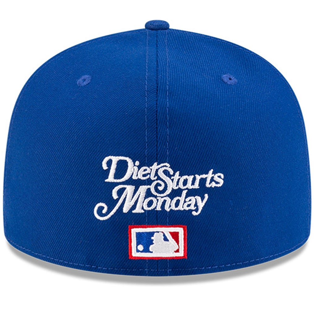 Diet Starts Monday World Series Fitted Cap Los Angeles Dodgers -  main image 3