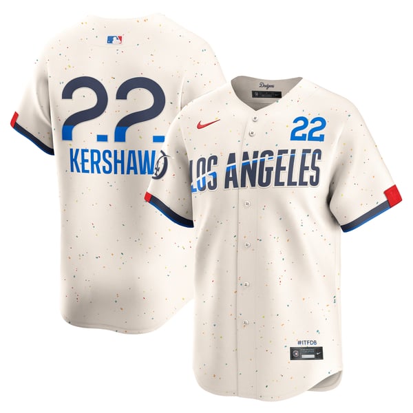 Clayton Kershaw Los Angeles Dodgers Nike City Connect Limited 