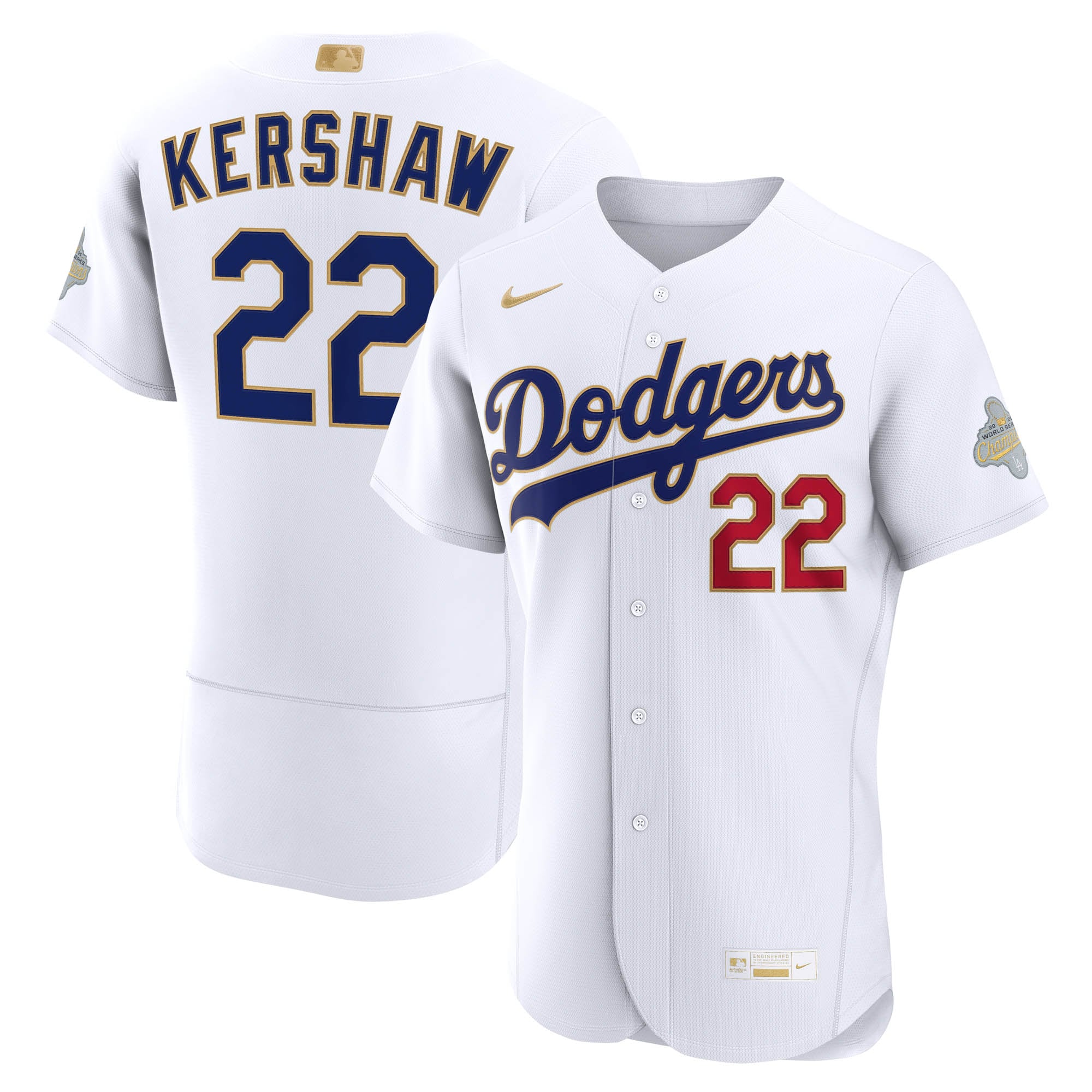 Clayton Kershaw Los Angeles Dodgers Nike 2026 Gold Collection 