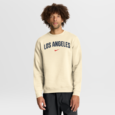 Los Angeles Dodgers Nike City Connect Club Sweatshirt - Cream