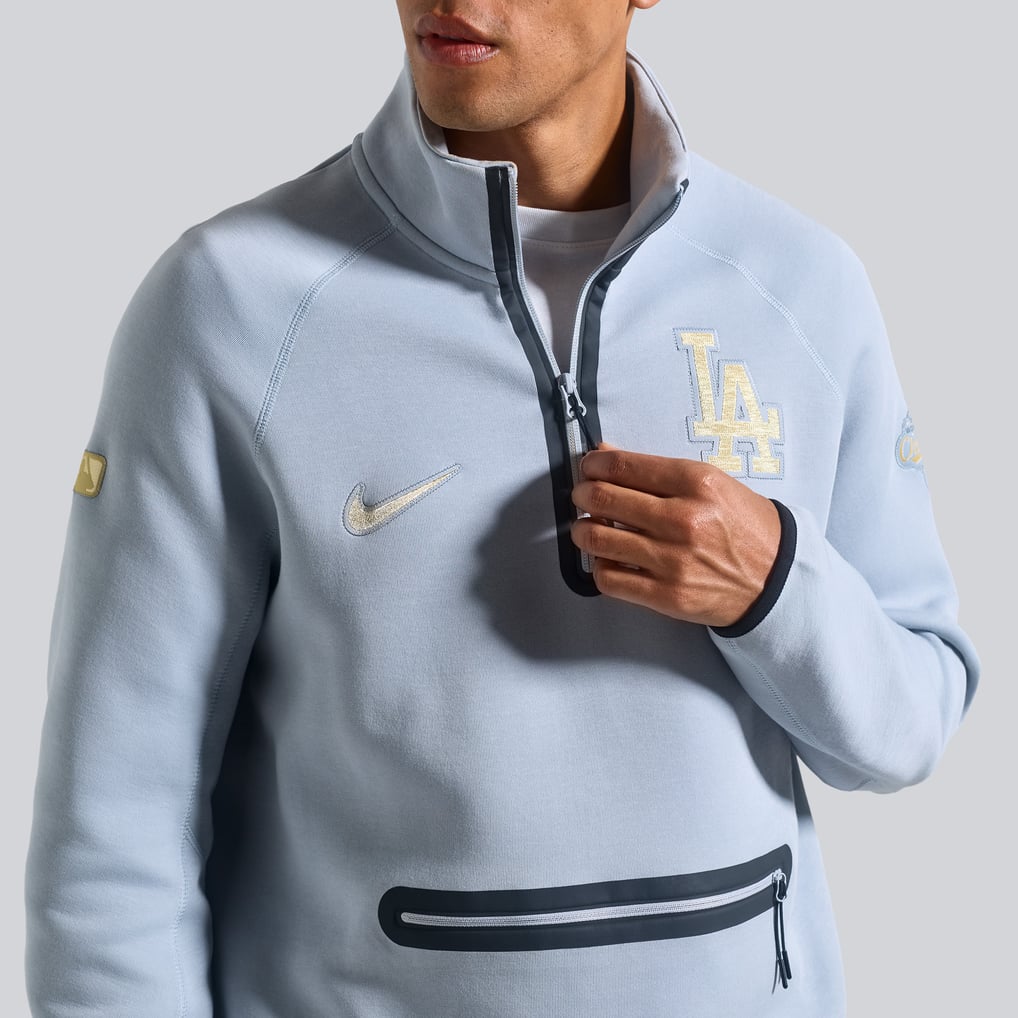 Los Angeles Dodgers Nike 2026 Gold Collection Tech Fleece Half-Zip 