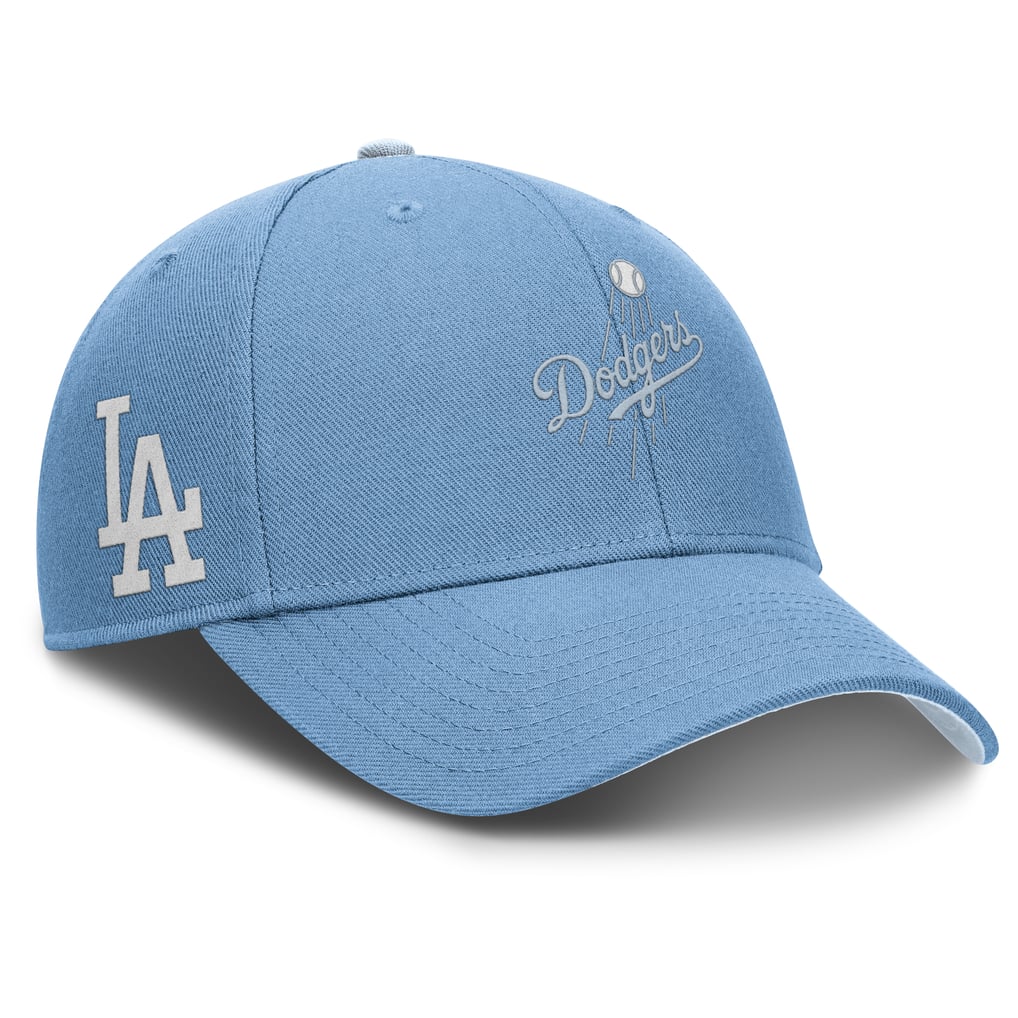 Los Angeles Dodgers Nike Rise Dri-Fit Adjustable Hat - Light Blue