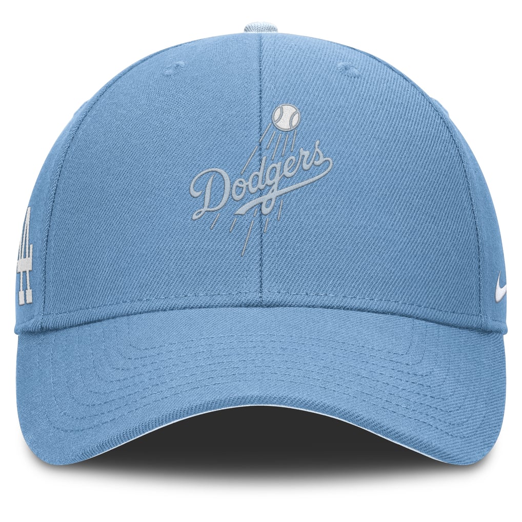 Los Angeles Dodgers Nike Rise Dri-Fit Adjustable Hat - Light Blue