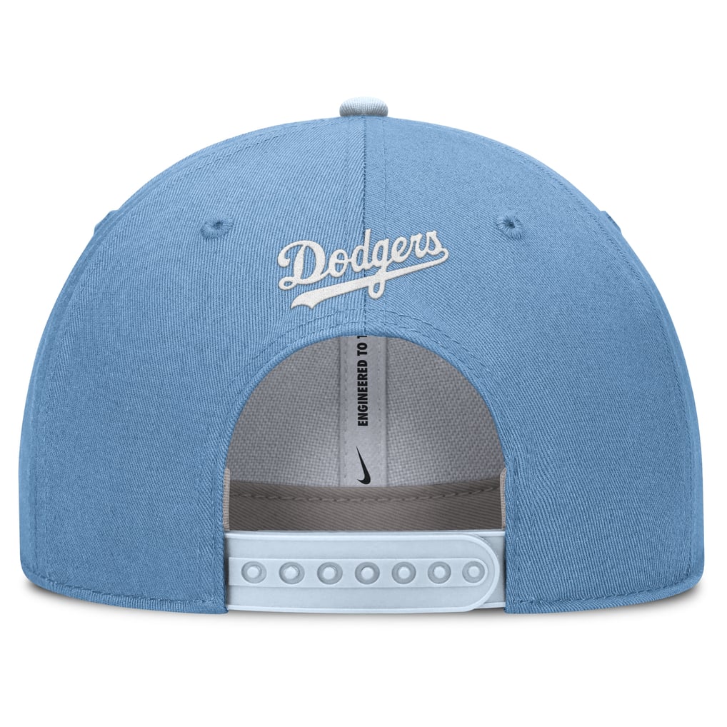 Los Angeles Dodgers Nike Rise Dri-Fit Adjustable Hat - Light Blue