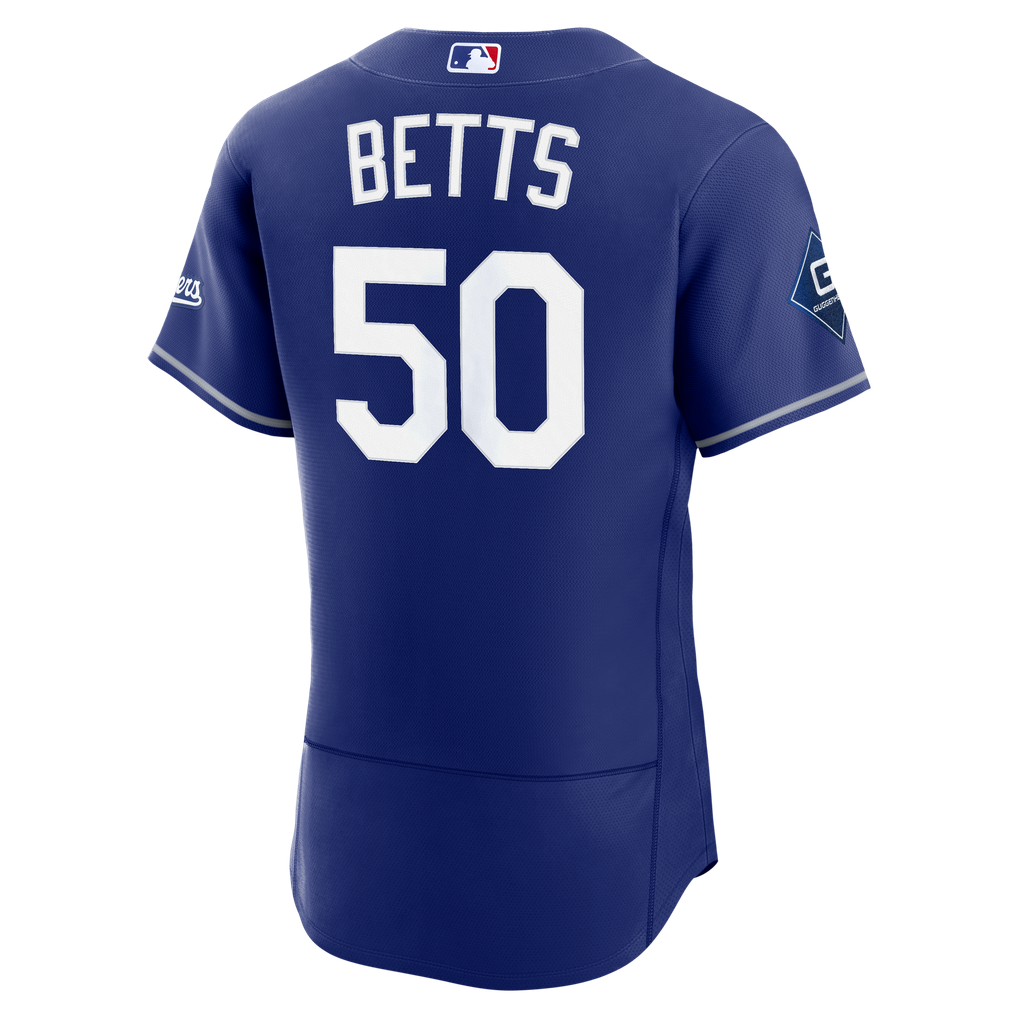 Mookie Betts Los Angeles Dodgers Nike Alternate Authentic Sponsor 
