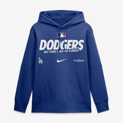 Los Angeles Dodgers Nike 2026 MLB Postseason Authentic Collection Therma Fleece Hoodie - Royal