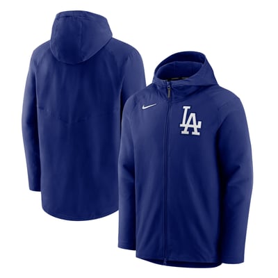 Los Angeles Dodgers Nike Authentic Collection Player Performance Full-Zip Hoodie - Royal
