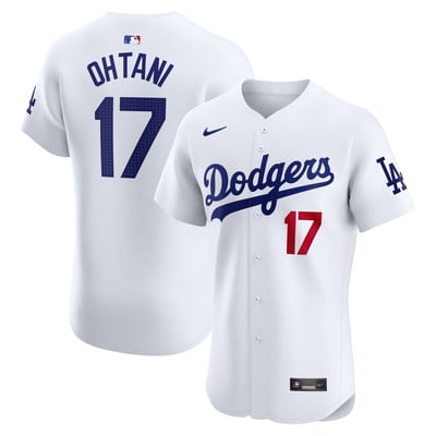 Shohei Ohtani Los Angeles Dodgers Nike Home Vapor Premier Elite Player Jersey - White