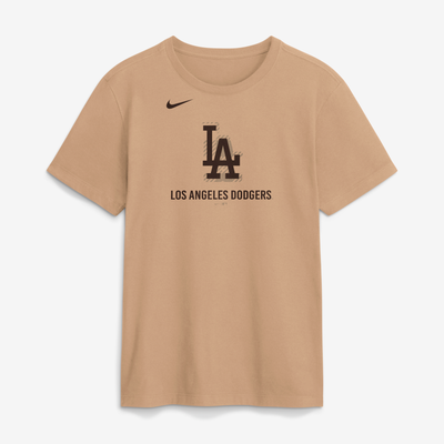 Los Angeles Dodgers Nike Fashion Cotton T-Shirt - Tan
