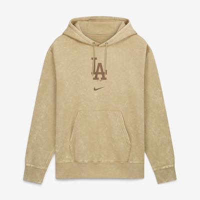  Los Angeles Dodgers Nike Washed Club Fleece Hoodie - Tan