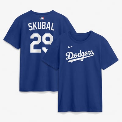 Tarik Skubal Los Angeles Dodgers Nike Home Name & Number T-Shirt - Royal