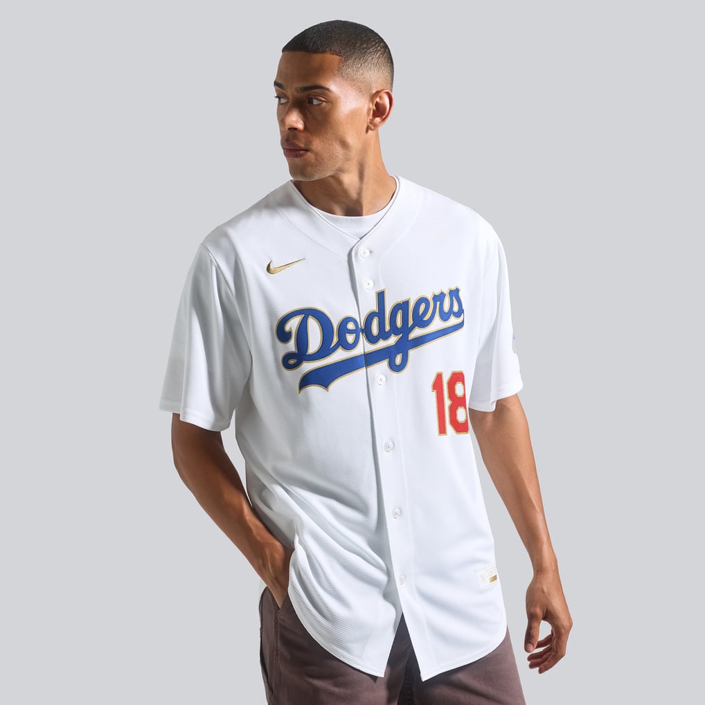 Men's Los Angeles Dodgers Yoshinobu Yamamoto Nike White 2026 Gold ...