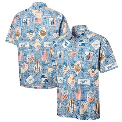  Los Angeles Dodgers Reyn Spooner Americana Button-Up Shirt - Blue