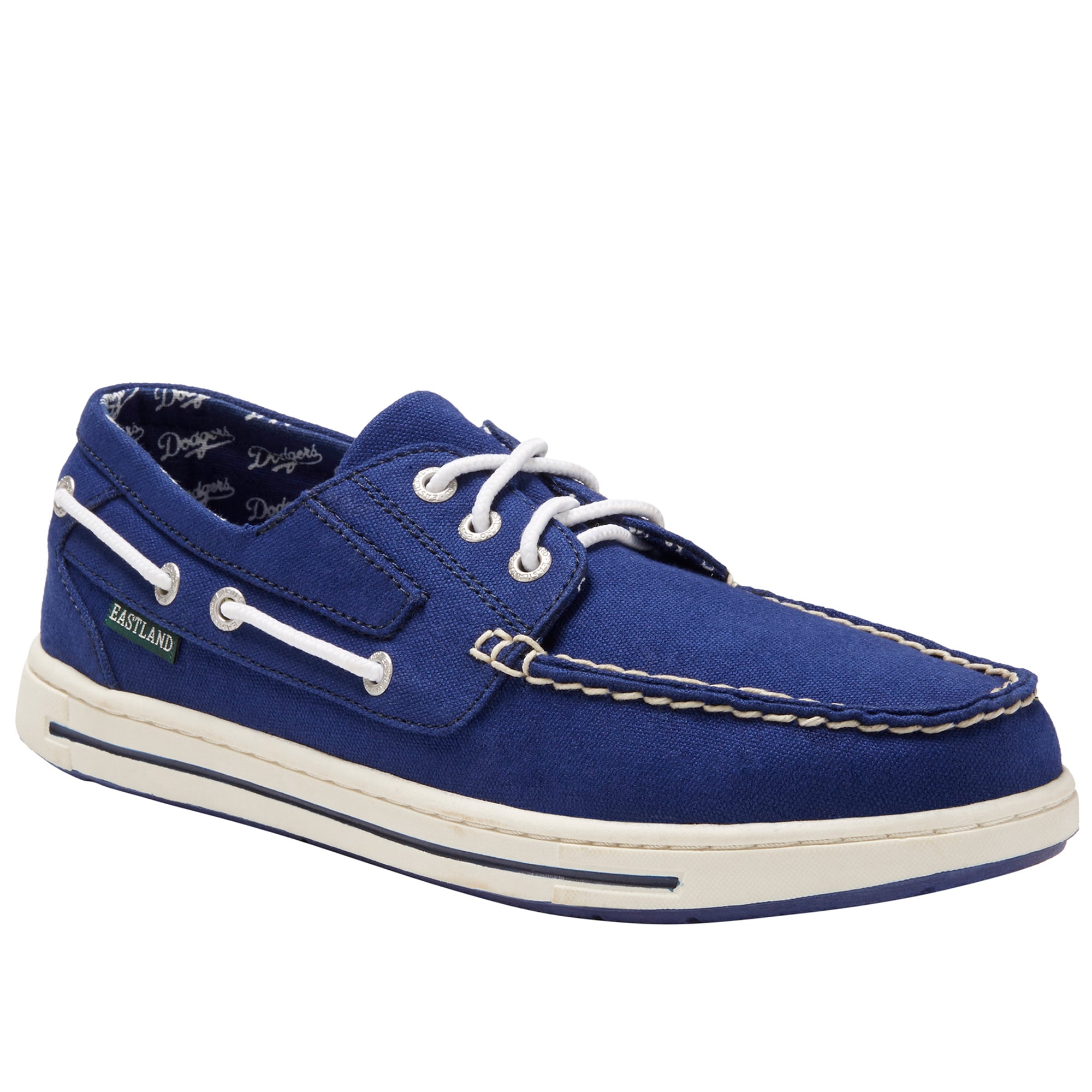 Men's Los Angeles Dodgers Royal MLB Eastland Adventure Shoes