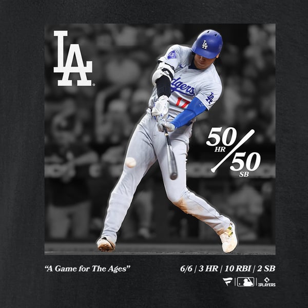 Shohei Ohtani Los Angeles Dodgers A Game For The Ages Fanatics 