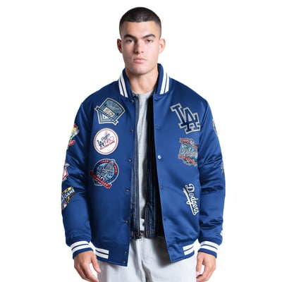 Los Angeles Dodgers Starter Elite Full Snap Varsity Jacket - Royal