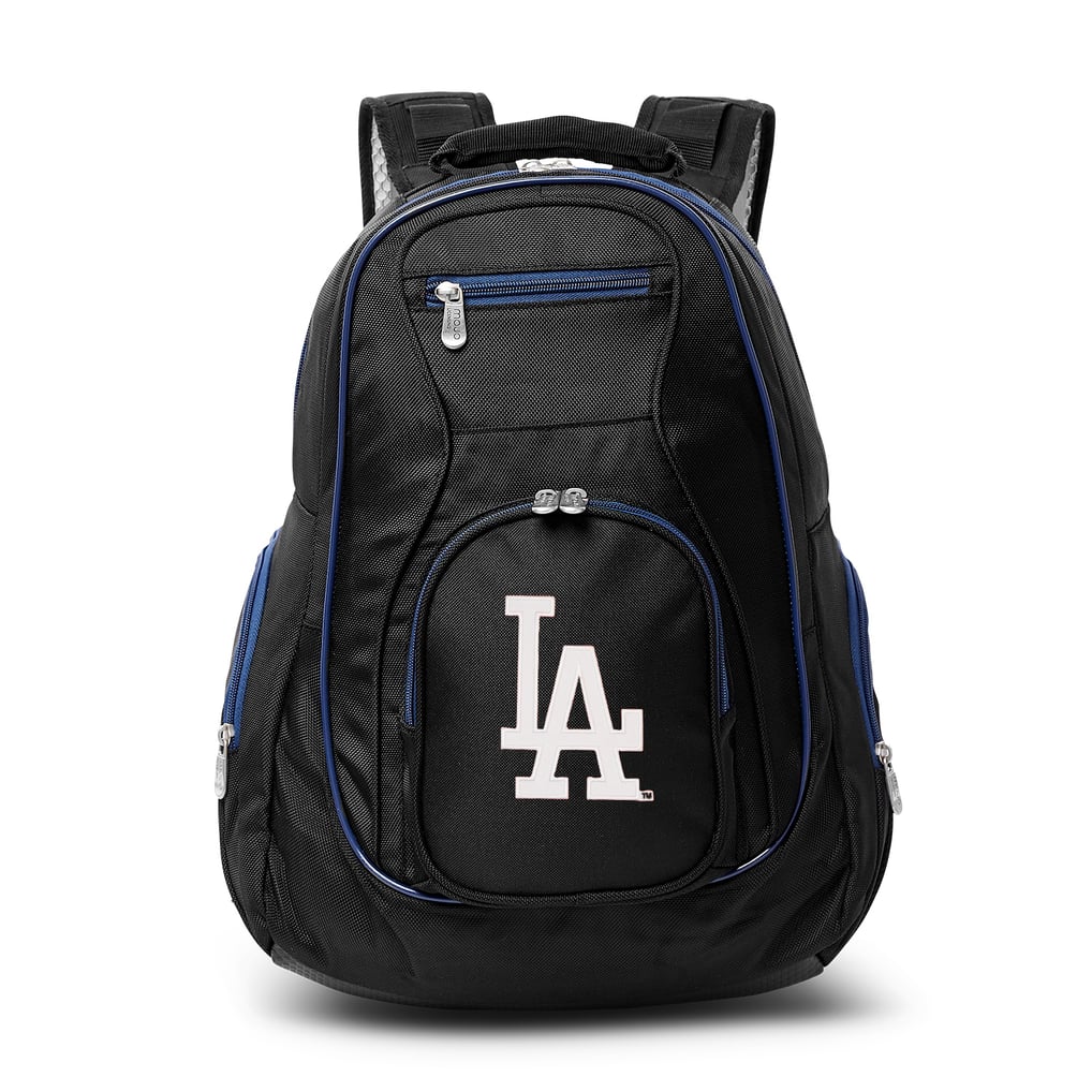 Los Angeles Dodgers MOJO Trim Color Laptop Backpack - Black