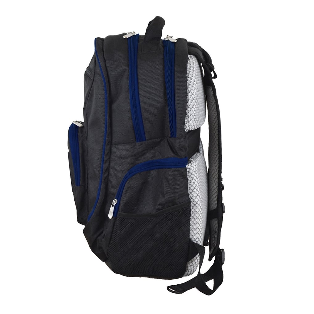 Los Angeles Dodgers MOJO Trim Color Laptop Backpack - Black
