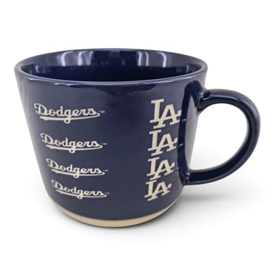 Los Angeles Dodgers Pegasus 17oz. Tonal Logo Sand Blasted Mug