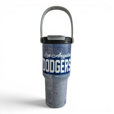 Los Angeles Dodgers Pegasus 24oz. Speckled Gradient Stainless Steel Dual Top Water Bottle