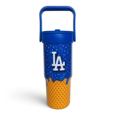 Los Angeles Dodgers Pegasus 32oz. Ice Cream Logo Cone Stainless Steel ProCarry Tumbler