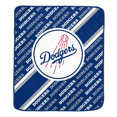 Los Angeles Dodgers Pegasus 60" x 70" Diagonal Lined Wordmark Ultra Soft Blanket