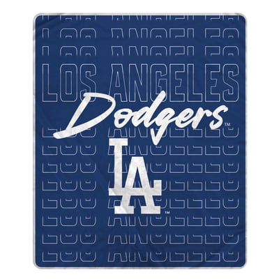 Los Angeles Dodgers Pegasus Echo Script Fade 50" x 60" Ultra Soft Throw Blanket