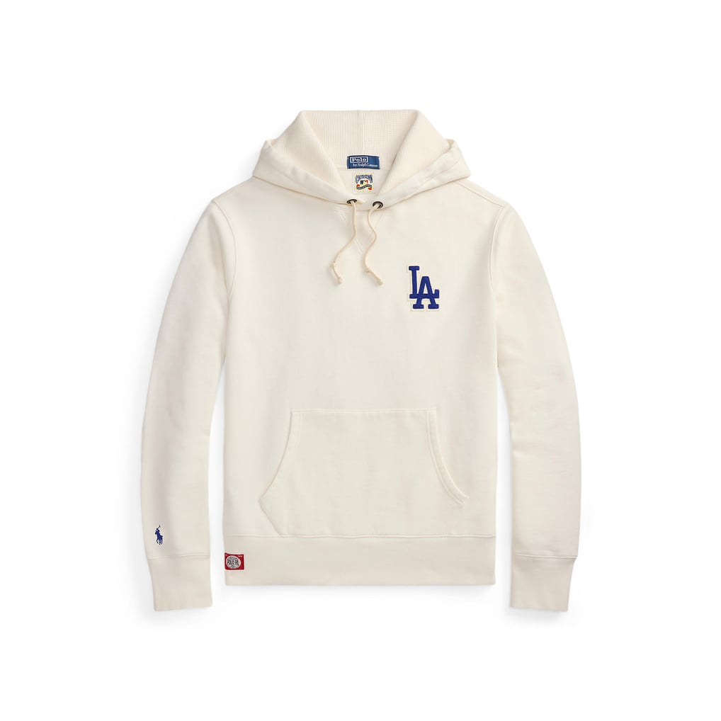 Dodgers Polo Ralph Lauren White Fleece Hoodie