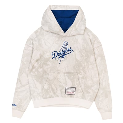  Los Angeles Dodgers Mitchell & Ness Preschool Ghosted Pop Over Hoodie - White