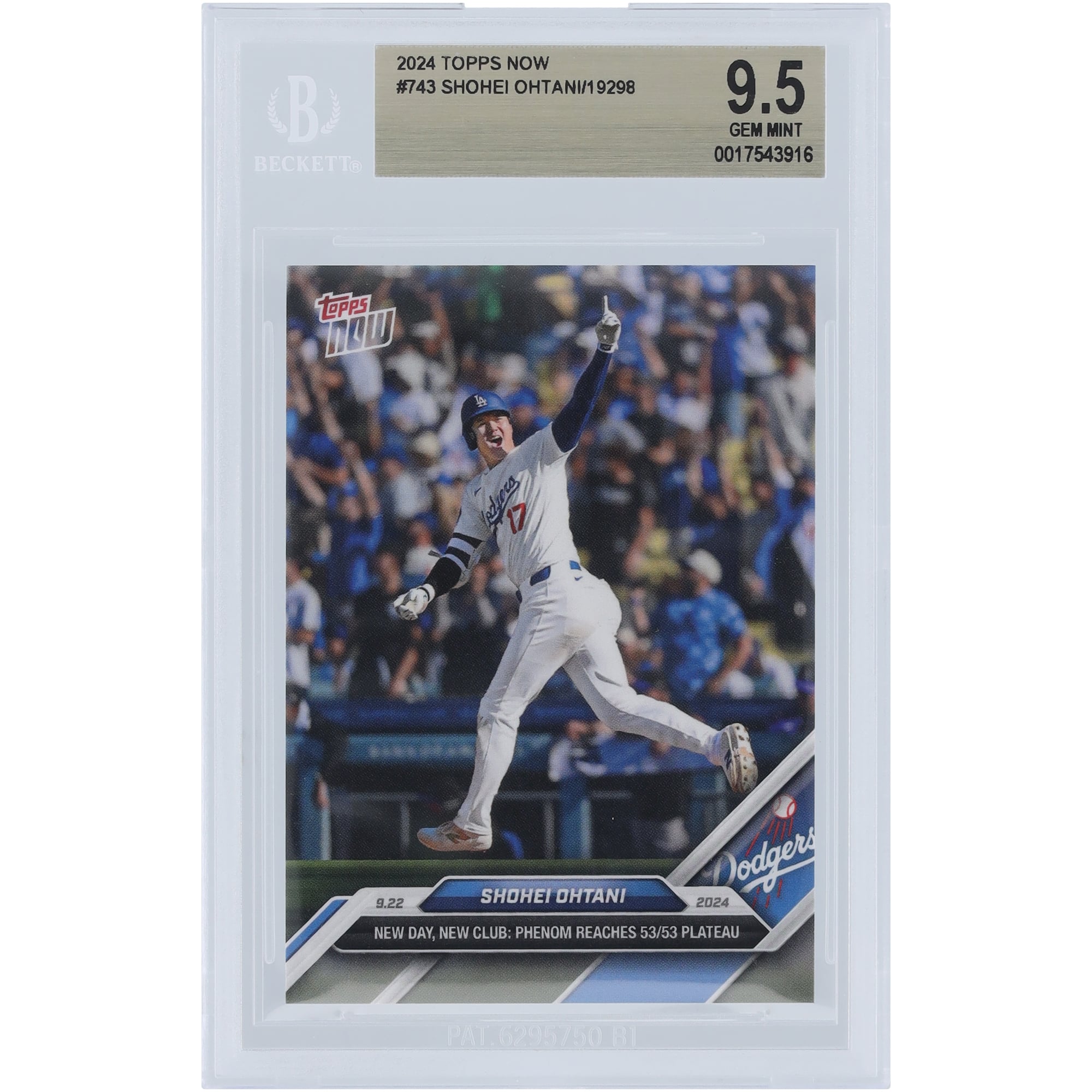 Shohei Ohtani Los Angeles Dodgers 2024 Topps Now New Day 【大谷 