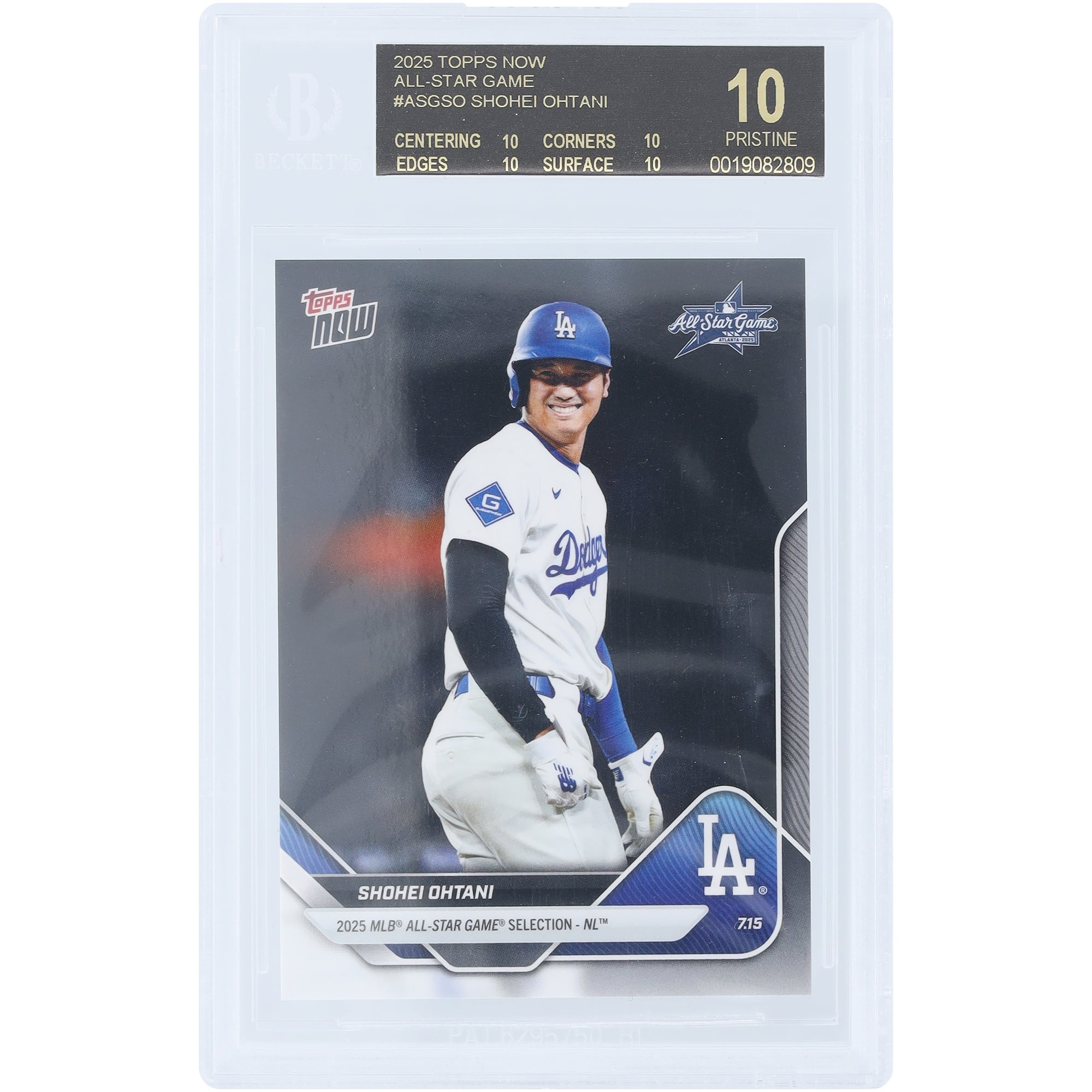 Shohei Ohtani Los Angeles Dodgers 2025 Topps Now 2025 MLB All-Star 
