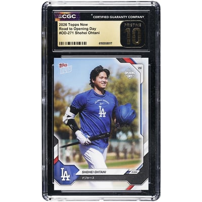 Shohei Ohtani Los Angeles Dodgers 2026 Topps Now Road to Opening Day - Japan Edition #OD-271 CGC Authenticated Pristine 10 Card