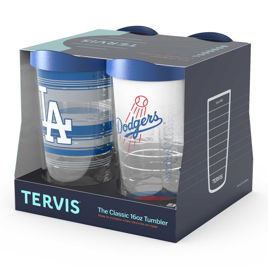 Los Angeles Dodgers Tervis Four-Pack 16oz. Classic Tumbler Set