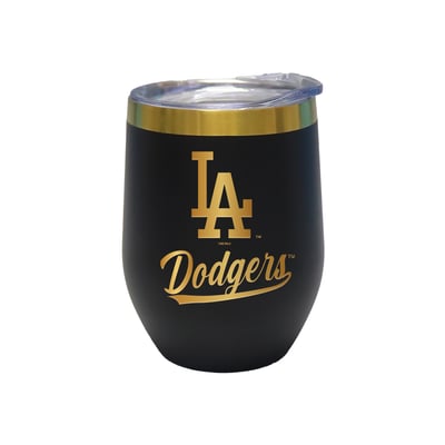 Los Angeles Dodgers The Memory Company 12oz. Stainless Steel Gold Lettering Stemless Wine Tumbler