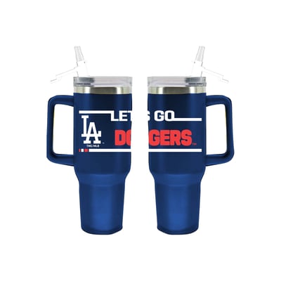 Los Angeles Dodgers The Memory Company 40oz. Stainless Steel Team Color Tumbler with Flip Straw